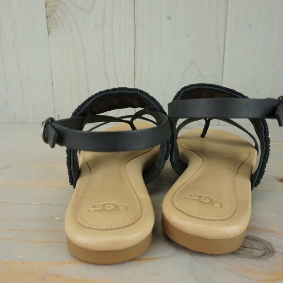- UGG VERONA SERAPE BEADS  BOHO  beaded SANDALS  nib - Picture 9 of 10